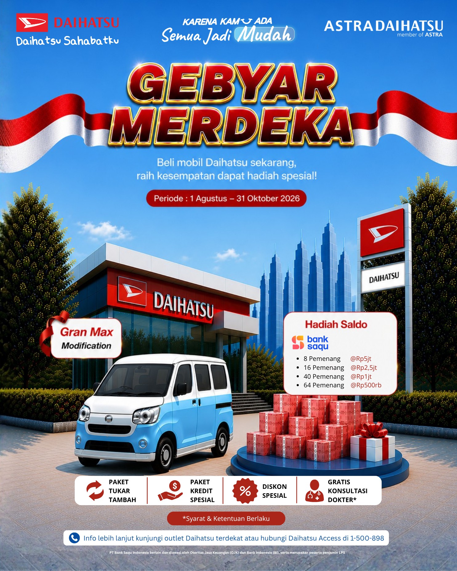 dody gebyar merdeka astra daihatsu banjarbaru banjarmasin palangkaraya sampit